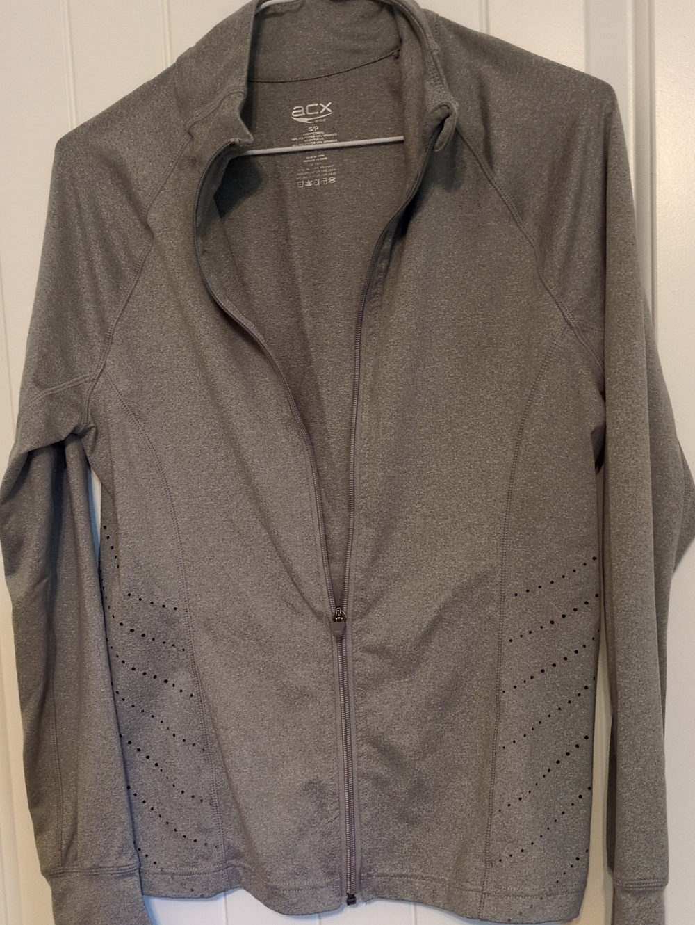 ACX Women's Lightweight Full-Zip Utility Jacket - Gray